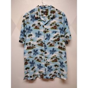 George Hawaiian shirt tropical print size LT